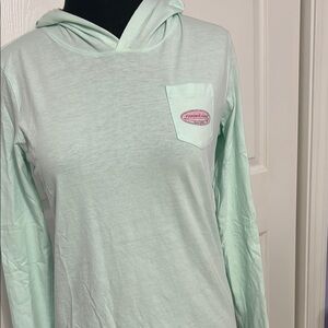 Vineyard Vines Light Green Long Sleeve Hoodie